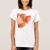 Imitat zerrissener Shirt herausgestellter (Vorderseite)