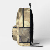 Imitate 24K-Gold-Leaf-Bling-Glam-Berufliches Logo Bedruckter Rucksack (Rechts)