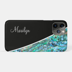 Imitate Abalone Paua Muschel Monogram Style Case-Mate iPhone Hülle