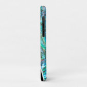 Imitate Abalone Paua Muschel Monogram Style Case-Mate iPhone Hülle (Hinten/Links)