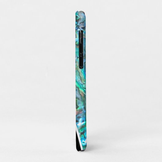 Imitate Abalone Paua Muschel Monogram Style Case-Mate iPhone Hülle (Hinten/Links)
