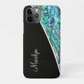 Imitate Abalone Paua Muschel Monogram Style Case-Mate iPhone Hülle (Rückseite)
