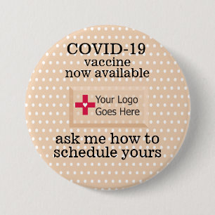 Imitate Adhesive Bandage COVID Impfstoff Erinnerun Button