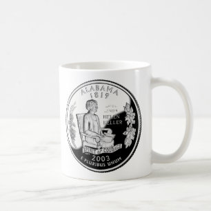 Imitate Alabama Staat Quarter Spirit of Courage Kaffeetasse