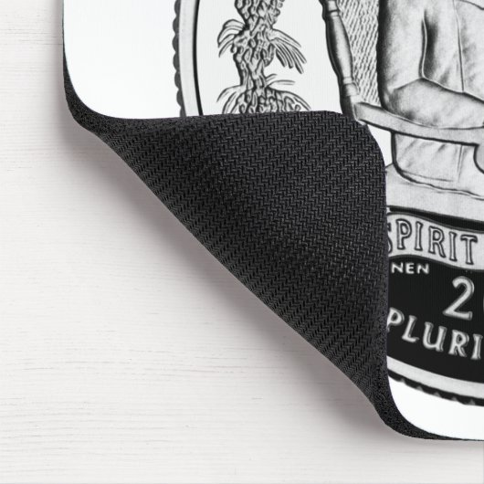 Imitate Alabama Staat Quarter Spirit of Courage Mousepad (Ecke)