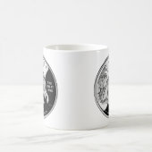 Imitate Alaska Staat Quarter The Great Land Grizzy Kaffeetasse (Mittel)