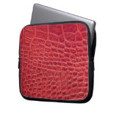 Imitate Alligatorenleder Laptopschutzhülle (Vorderseite Links)