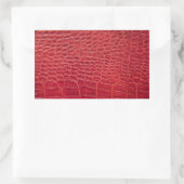 Imitate Alligatorenleder Rechteckiger Aufkleber (Tasche)