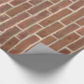 Imitate Alte Braune Mauer Geschenkpapier (Ecke)