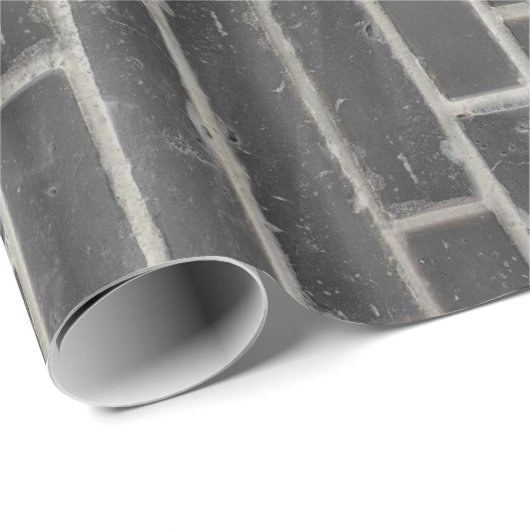 Imitate Alte schwarze Mauer Geschenkpapier (Rolleneckpunkt)