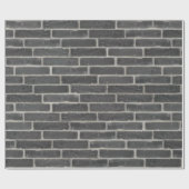 Imitate Alte schwarze Mauer Geschenkpapier (Flach)