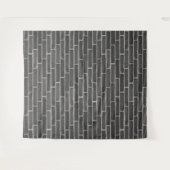 Imitate Alte schwarze Mauer Wandteppich (Vorderseite (Horizontal))