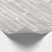 Imitate Alte Weiße Mauer Geschenkpapier (Ecke)
