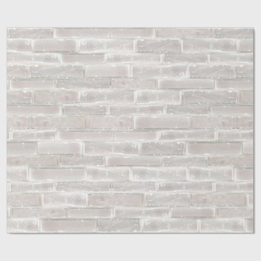 Imitate Alte Weiße Mauer Geschenkpapier (Flach)