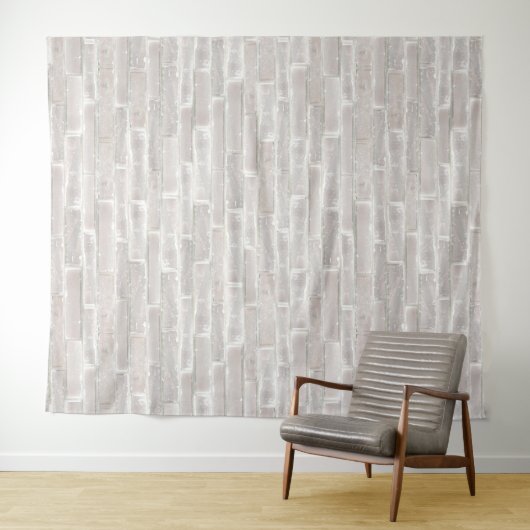 Imitate Alte Weiße Mauer Wandteppich (Beispiel (Horizontal))