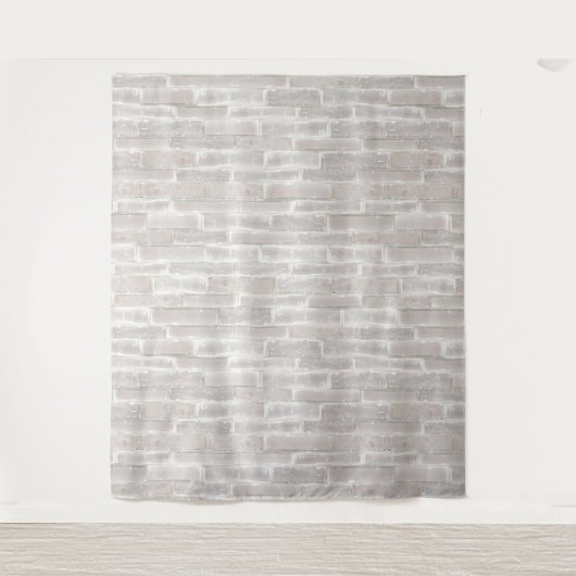 Imitate Alte Weiße Mauer Wandteppich (Vorderseite)