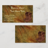 Imitate Alter Leder Wrangler Stil X Visitenkarte (Vorne/Hinten)