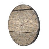 Imitate Altes Holzfass Dartscheibe (Vorderseite rechts)