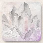 *~* Imitate Amethyst Chakra Kristallenergie Heilun Untersetzer (Vorderseite)