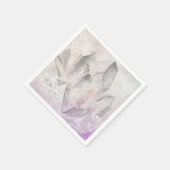 *~* Imitate Amethyst Crystal Healing Energy Chakra Serviette (Ecke)
