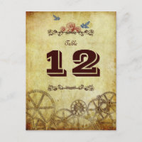 Imitate Antique Gold Viktorianisch Steampunk Hochz