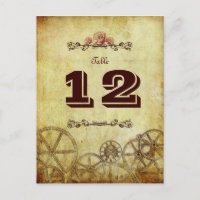 Imitate Antique Gold Viktorianisch Steampunk Hochz