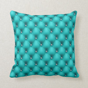 IMITATE Aqua Steppleder, Diamante Kissen