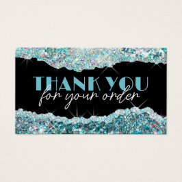 Imitate aquamarin Glitzer-Nachfolge Discount-Karte