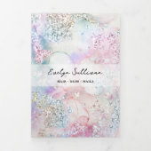 Imitate-Aquarellbroschüre Dreifach Gefaltete Karte (Cover)