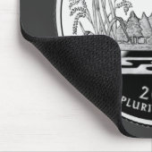 Imitate Arkansas Staat Quarter Krater von Diamonds Mousepad (Ecke)