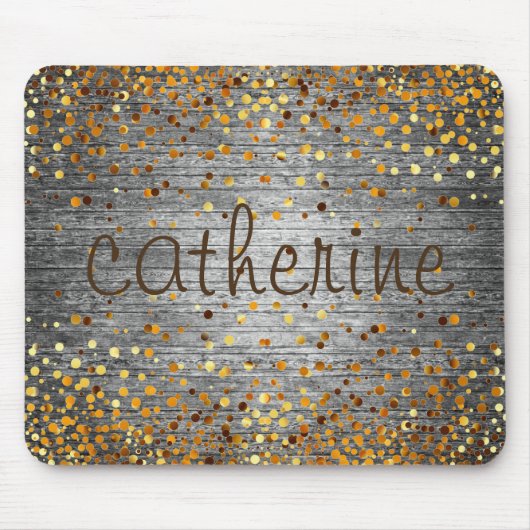Imitate aus Confetti Glitzer Mousepad (Vorne)