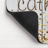 Imitate aus Confetti Glitzer Mousepad (Ecke)