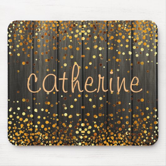 Imitate aus Confetti Glitzer Mousepad (Vorne)