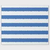 Imitate aus depressiv blauen Streifen Geschenkpapier (Flach)