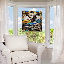 Imitate aus festem Glas Fensteraufkleber