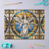 Imitate aus festem Glas Himmlischer Engel für Deco Seidenpapier (Basteln)