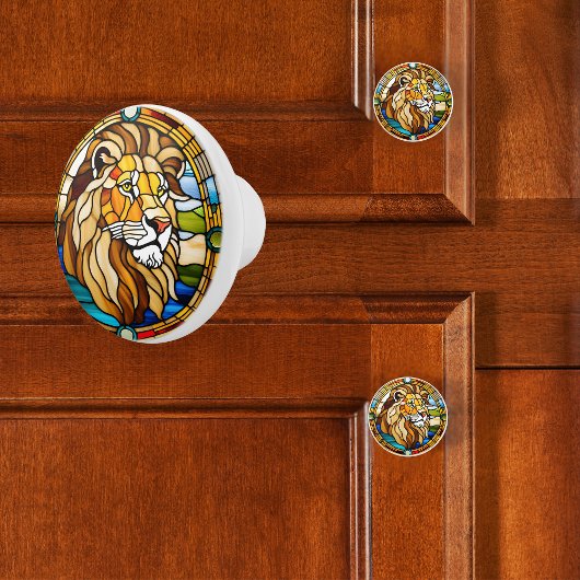 Imitate aus festem Glas Keramikknauf