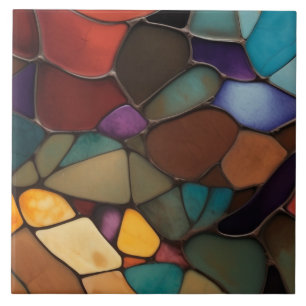 Imitate aus festgehaltenem Glas — Mosaik Abstrakt Fliese