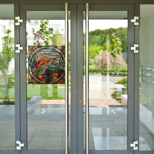 Imitate aus festgeklemmtem Glas, individualisierba Fensteraufkleber