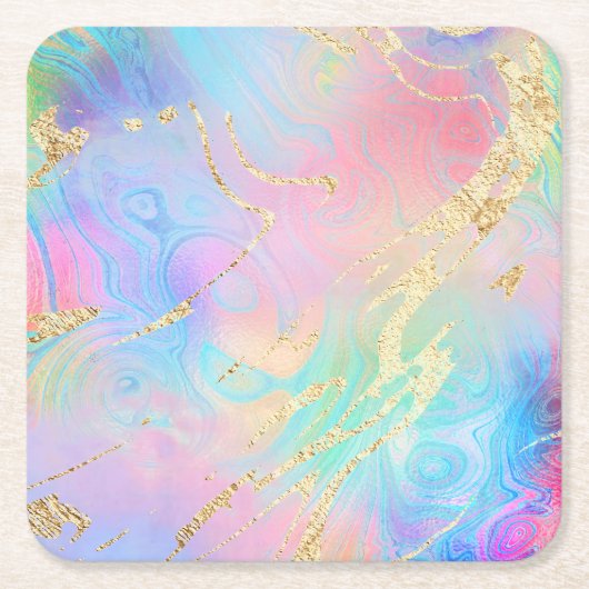 IMITATE aus flüssigem Marmor Rechteckiger Pappuntersetzer (Vorderseite)