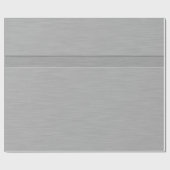 Imitate aus gebürstetem Metall mit Groove-Geschenk Geschenkpapier (Flach)