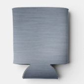 Imitate aus gebürstetem Stahl Eleganter Hintergrun Dosenkühler (Rückseite)