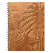 Imitate aus gegossenen Holzblättern Notizblock (Vorderseite)