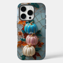 Imitate aus gemahlenen Glass Pastel Fall Pumpkins  iPhone 16 Pro Hülle
