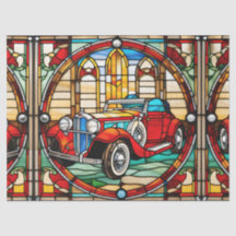 Imitate aus Glas Klassischer Wagen für entworfene