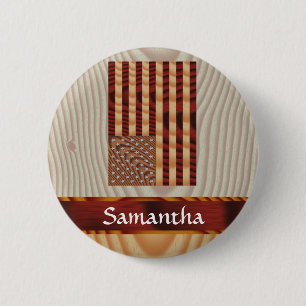 Imitate aus Holz Button
