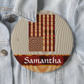 Imitate aus Holz Button (Beispiel)