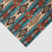 Imitate aus Holz gekachelter Western Muster decoup Seidenpapier (Ausschnitt)