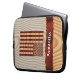 Imitate aus Holz Laptopschutzhülle (Vorderseite Links)