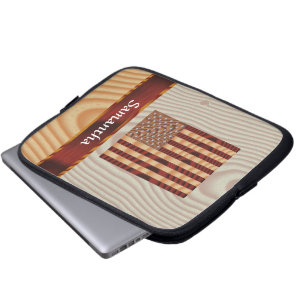 Imitate aus Holz Laptopschutzhülle